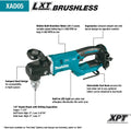 Makita XAD05T 18V LXT® Lithium-Ion Brushless Cordless 1/2