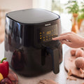 Philips Essential Airfryer XL 2.65lb/6.2L Capacity Digital Airfryer with Rapid Air Technology, Starfish Design, Easy Clean Basket, Black, (HD9270/91) - ANM Liquidation