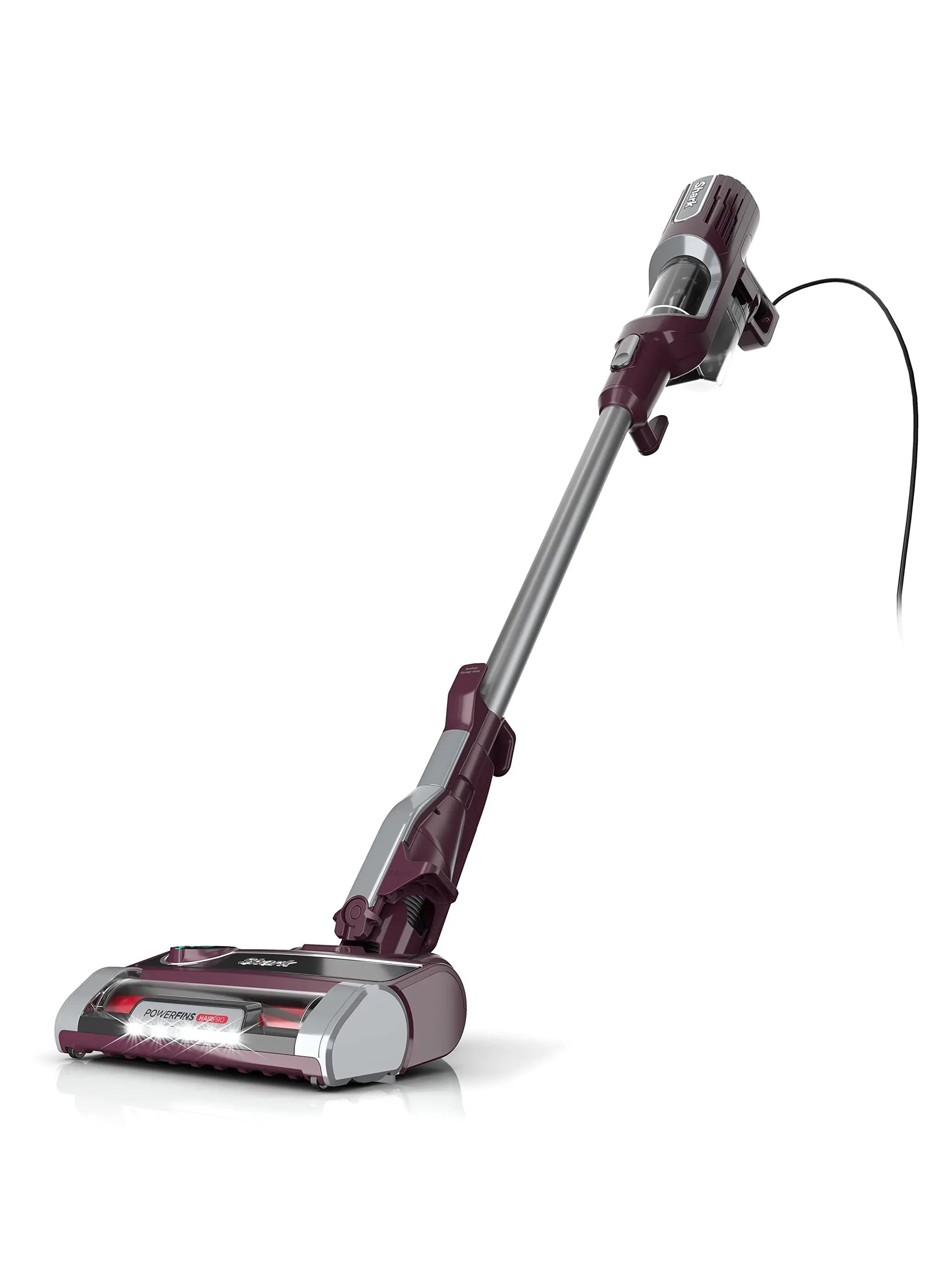 Shark HZ702 Ultralight PetPro Corded Stick Vacuum with PowerFins HairPro Odor Neutralizer Technology, Wine Purple, 0.37 L Capacity - ANM Liquidation