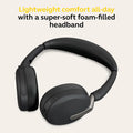 Jabra Evolve2 65 Flex Wireless Stereo Headset - Bluetooth, Noise-Cancelling ClearVoice Technology & Hybrid ANC - Certified for Microsoft Teams - Black - ANM Liquidation