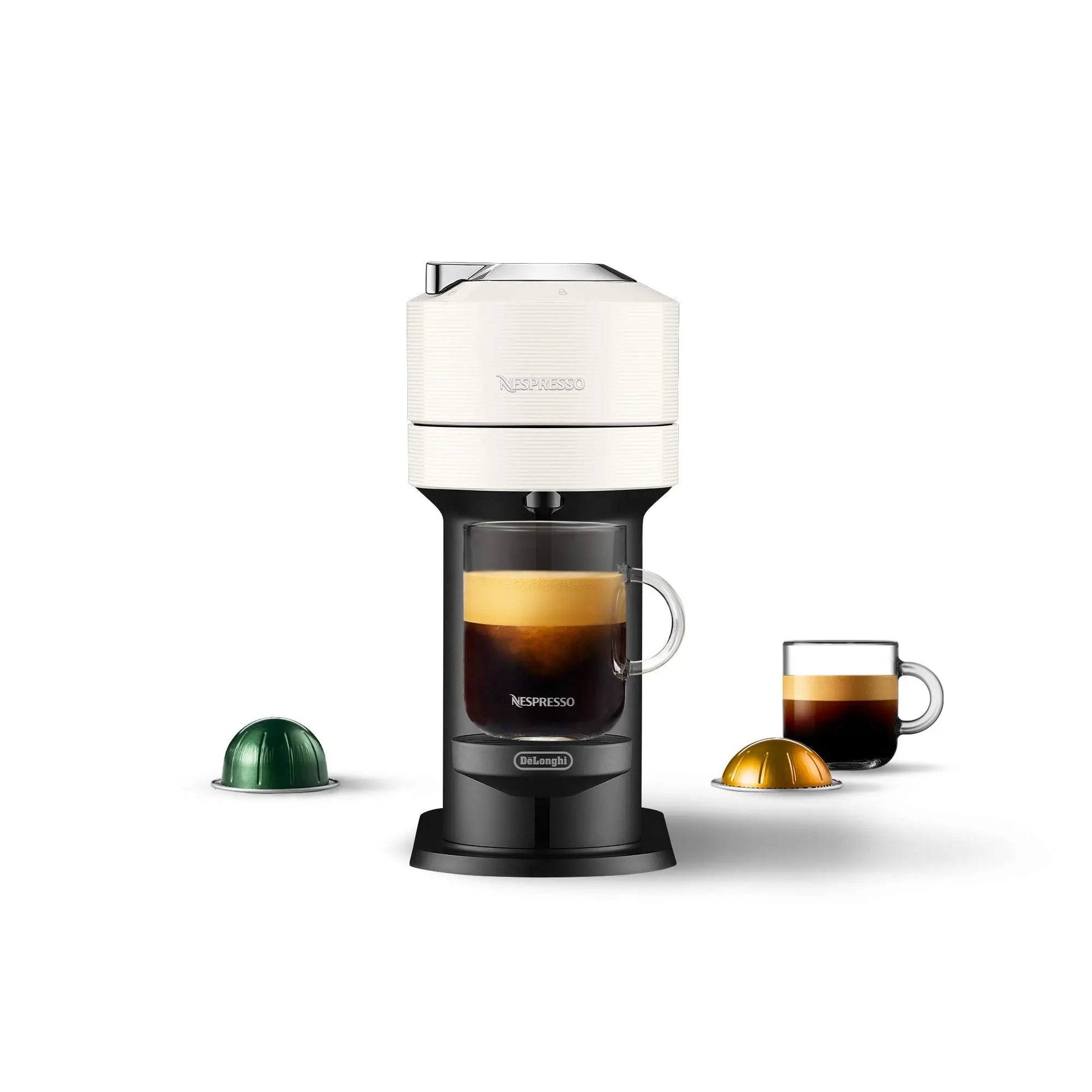 Nespresso Vertuo Next Coffee and Espresso Maker by De'Longhi, White - ANM Liquidation