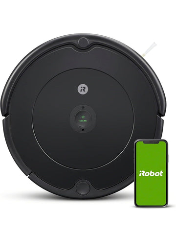 iRobot Roomba 694 Robot Vacuum-Wi-Fi Connectivity, Personalized Cleaning Recommendations, Works with Alexa, Good for Pet Hair, Carpets, Hard Floors, Self-Charging, Roomba 694