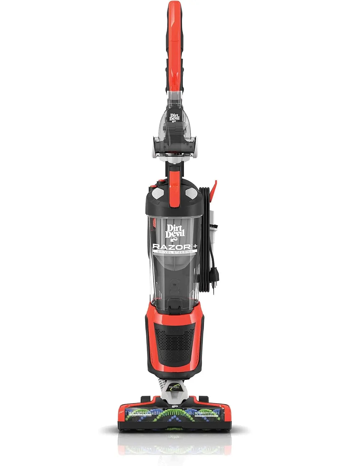 Dirt Devil Razor Pet Vacuum Cleaner with Swivel Steering, 120 Volts, UD70355B, Red - ANM Liquidation