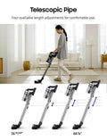 Samsung Jet 90 Cordless Stick Vacuum Long Lasting Battery and 200 Air Watt Suction Power, Complete with Telescopic Pipe, Titan Silver - ANM Liquidation