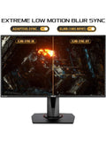 ASUS TUF Gaming VG279QM 27” HDR Monitor, 1080P Full HD 1920 x 1080 , Fast IPS, 280Hz, G-SYNC Compatible, Extreme Low Motion Blur Sync ELMB SYNC , 1ms, DisplayHDR 400,, BLACK