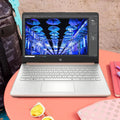 HP 14 Laptop, Intel Celeron N4020, 4 GB RAM, 64 GB Storage, 14-inch Micro-edge HD Display, Windows 11 Home, Thin & Portable, 4K Graphics, One Year of Microsoft 365 (14-dq0040nr, Snowflake White) - ANM Liquidation