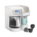 Hamilton Beach FlexBrew Trio 2-Way Coffee Maker, Compatible with K-Cup Pods or Grounds, Combo, Single Serve & Full 12c Pot, Black - Fast Brewing (49902) - ANM Liquidation