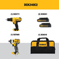 DEWALT 20V MAX Cordless Drill and Impact Driver, Power Tool Combo Kit with 2 Batteries and Charger (DCK240C2) - ANM Liquidation