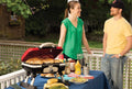 Cuisinart CGG-180T Petit Gourmet Portable Tabletop Propane Gas Grill, Red 17.6 x 18.6 x 11.8-Inch - ANM Liquidation