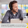 Jabra Evolve2 65 Flex Wireless Stereo Headset - Bluetooth, Noise-Cancelling ClearVoice Technology & Hybrid ANC - Certified for Microsoft Teams - Black - ANM Liquidation