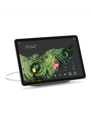 Google Pixel Tablet with Charging Speaker Dock - Android Tablet with 11-Inch Screen, Smart Home Controls, and Long-Lasting Battery - Hazel/Hazel - 256 GB - ANM Liquidation