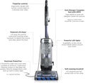 Shark AZ2001AMZ Vertex DuoClean PowerFins Upright Vacuum, with Powered Lift-Away & Self-Cleaning Brushroll, Dark Lilac, 1 qt Dust Cup - ANM Liquidation