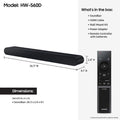 SAMSUNG HW-S800B/ZA 3.2.1ch Soundbar w/ Wireless Dolby Atmos DTS Virtual:X, Ultra Slim Design, Q Symphony, SpaceFit Sound, Airplay 2, Game Pro Mode, Alexa Built-In, 2022, Black - ANM Liquidation