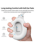 TOZO HT2 Hybrid Active Noise Cancelling Headphones, Wireless Over Ear Bluetooth Headphones, 60H Playtime, Hi-Res Audio Custom EQ via App Deep Bass Comfort Fit Ear Cups, for Home Office Travel White