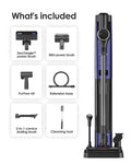 Tineco Pure ONE Station FurFree Cordless Vacuum Cleaner with 3L Auto Dust Base, Smart Stick Vacuum Cleaner Powerful Suction & Lightweight, ZeroTangl Brush for Hard Floor, Carpet & Pet Hair, Blue - ANM Liquidation