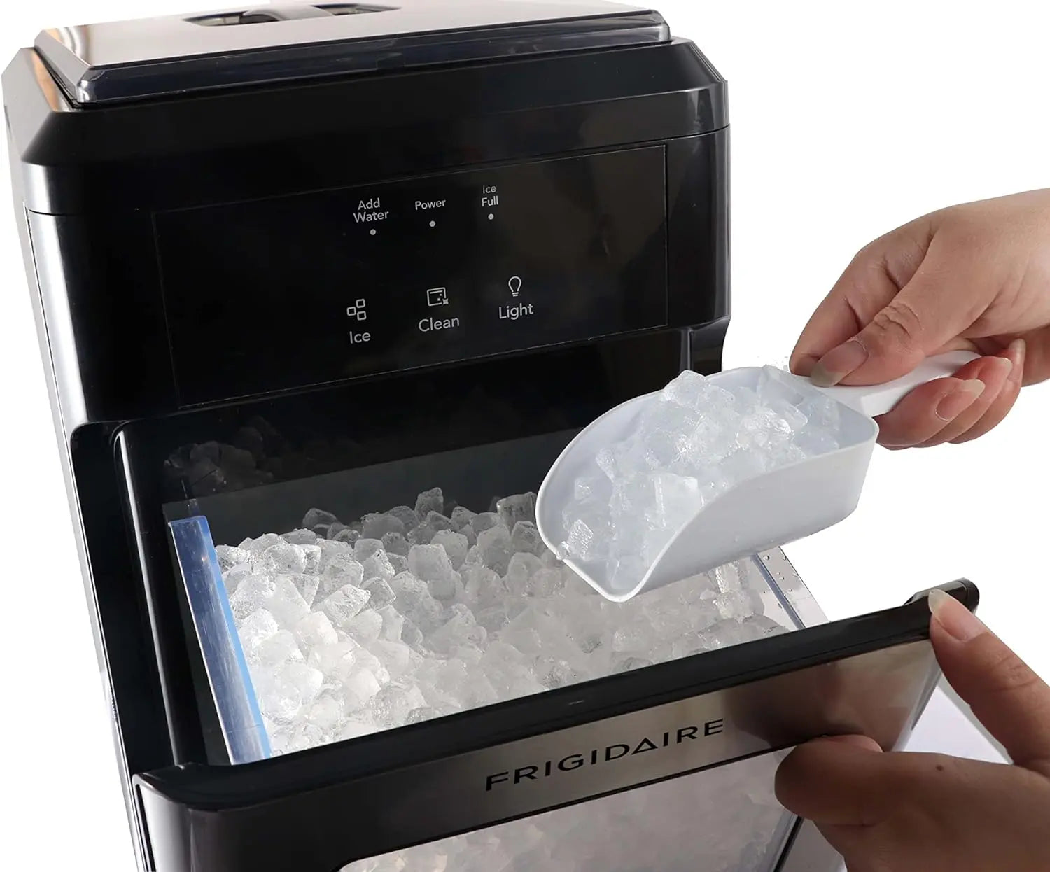 FRIGIDAIRE EFIC235-AMZ Countertop Crunchy Chewable Nugget popular Ice Maker