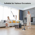 Oraimo Cordless Vacuum, 24KPA Vacuum Cleaner with 270W Brushless Motor, Stick Vacuum with Anti-entangle Floor Brush, Up to 45min Runtime, for Pet Hair Hard Floor Carpet Stair Dorm, 4 HEPA - ANM Liquidation