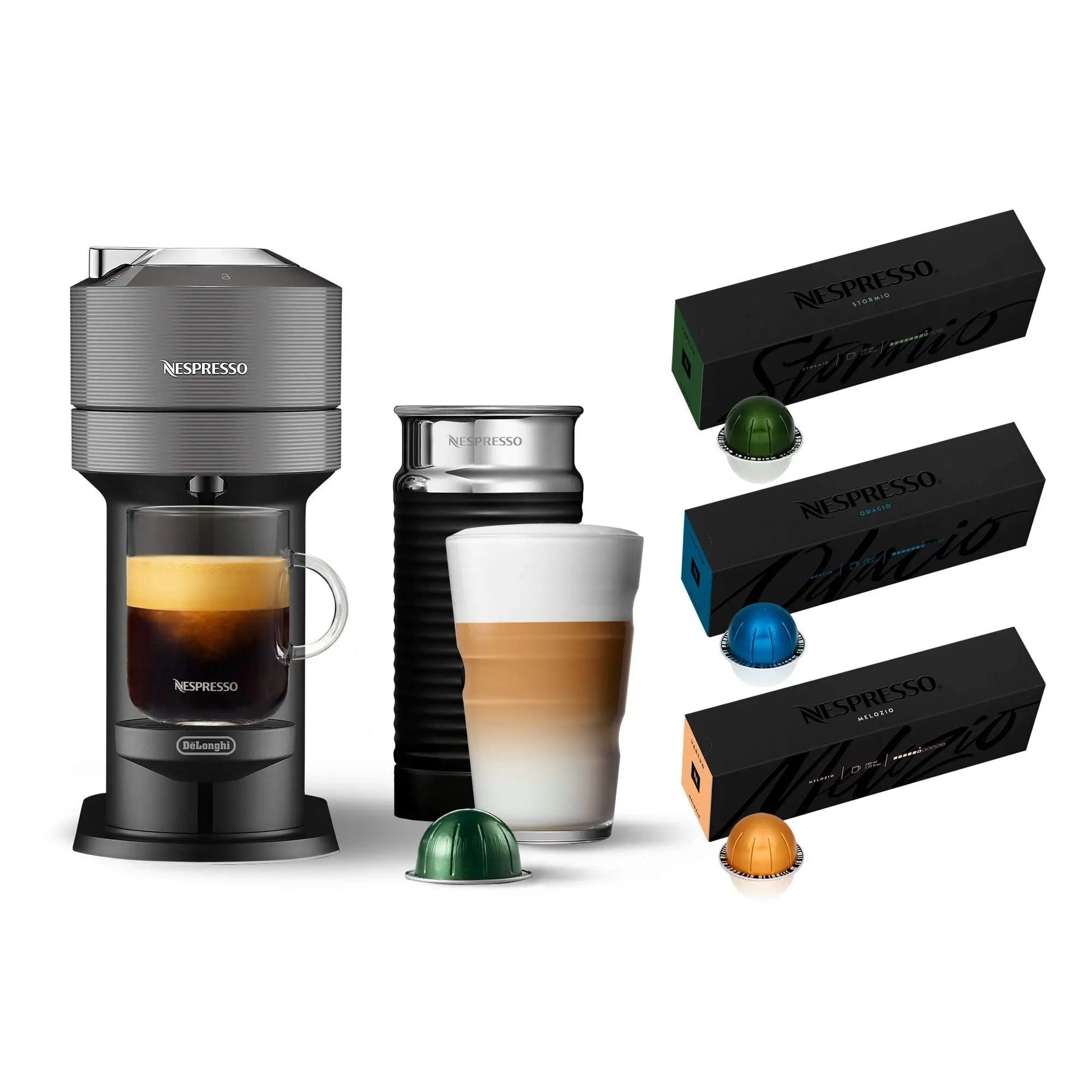 Nespresso Vertuo Next Coffee and Espresso Maker by De'Longhi, White - ANM Liquidation