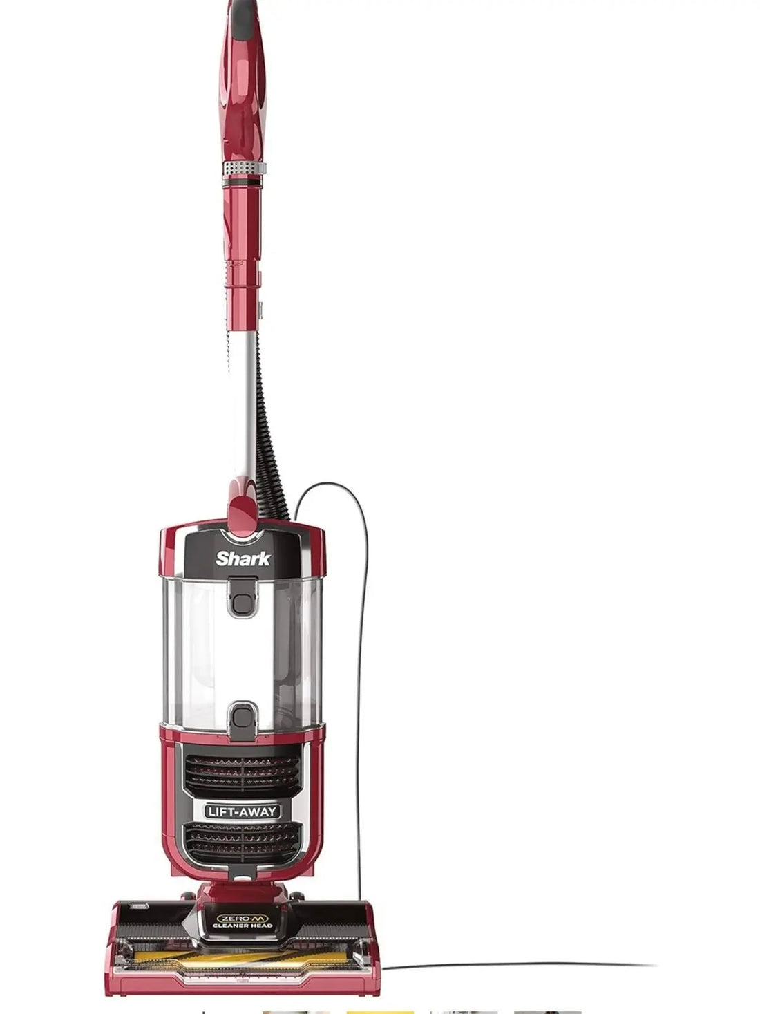 Shark ZU561 Navigator Lift-Away Speed Self Cleaning Brushroll Lightweight Upright Vacuum with HEPA Filter, Red Peony