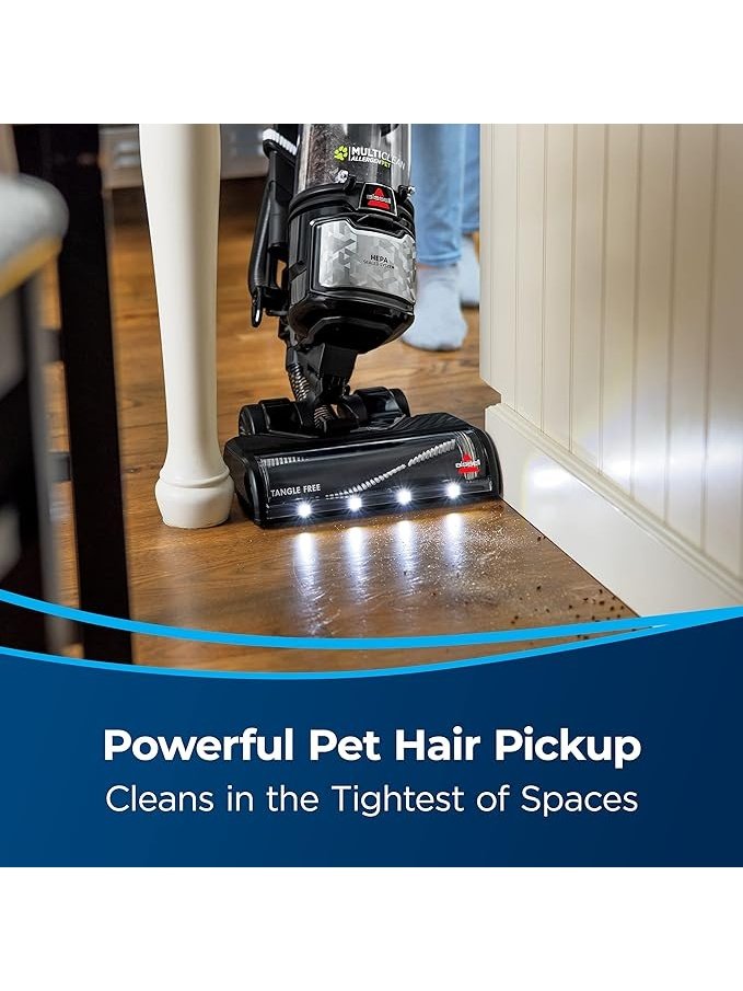 BISSELL MultiClean Allergen Pet Slim Upright Vacuum with HEPA Filter Sealed System