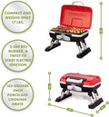 Cuisinart CGG-180T Petit Gourmet Portable Tabletop Propane Gas Grill, Red 17.6 x 18.6 x 11.8-Inch - ANM Liquidation