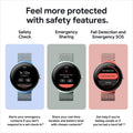 Google Pixel Watch 2 (Previous Model) with the Best of Fitbit - Heart Rate Tracking, Stress Management, Safety Features - Android Smartwatch - Matte Black Aluminum Case - Obsidian Active Band - WI-FI ANM Liquidation