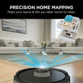 Shark AI Robot Vacuum & Mop, with Home Mapping, Perfect for Pets, Wifi, Works with Alexa, Black/Gold (AV2001WD) - ANM Liquidation