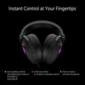 ASUS ROG Delta S Gaming Headset with USB-C | Ai Powered Noise-Canceling Microphone | Over-Ear Headphones for PC, Mac, Nintendo Switch, and Sony Playstation | Ergonomic Design , Black - ANM Liquidation