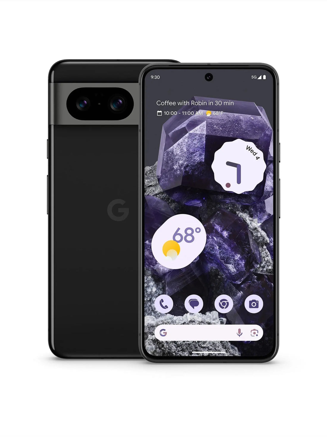 Google Pixel 8 - Unlocked Android Smartphone with Advanced Pixel Camera, 24-Hour Battery, and Powerful Security - Obsidian - 128 GB - ANM Liquidation