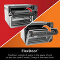 Ninja DCT401 12-in-1 Double Oven with FlexDoor, FlavorSeal & Smart Finish, Rapid Top Convection and Air Fry Bottom , Bake, Roast, Toast, Air Fry, Pizza and More, Stainless Steel - ANM Liquidation