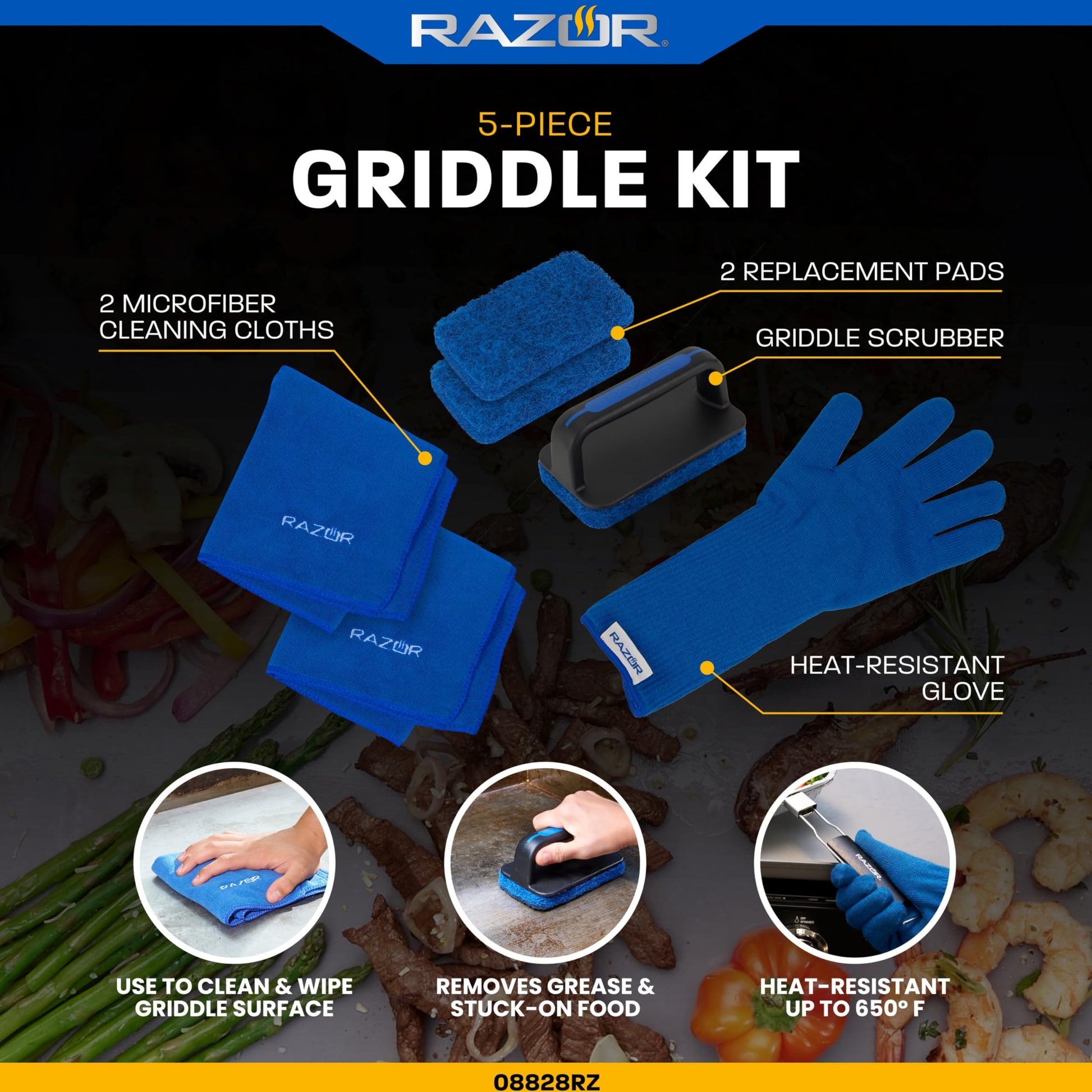 Razor 6-Piece Griddle Cleaning Kit - ANM Liquidation