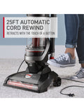 Hoover WindTunnel Cord Rewind Pro Bagless Upright Vacuum Cleaner, For Carpet and Hard Floors, UH71300V, Black, UH71300 ANM Liquidation