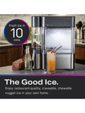 GE Profile Opal 2.0 with 0.75 Gallon Tank, Chewable Crunchable Countertop Nugget Ice Maker, Scoop included, 38 lbs in 24 hours, Pellet Ice Machine with WiFi & Smart Connected, Stainless Steel ANM Liquidation