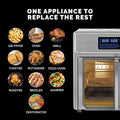 Kalorik MAXX® Digital Air Fryer Oven, 26 Quart, 10-in-1 Countertop Toaster Oven & Air Fryer Combo-21 Presets up to 500 degrees, Includes 9 Accessories & Cookbook - ANM Liquidation