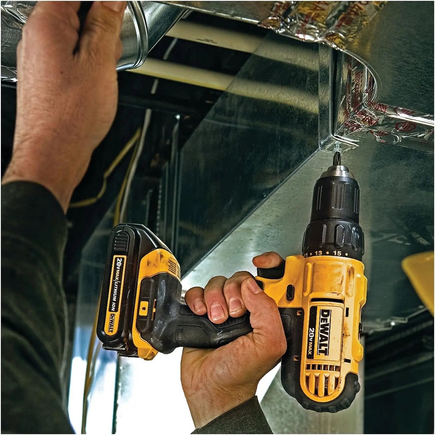 DEWALT 20V MAX Cordless Drill and Impact Driver, Power Tool Combo Kit with 2 Batteries and Charger (DCK240C2) - ANM Liquidation