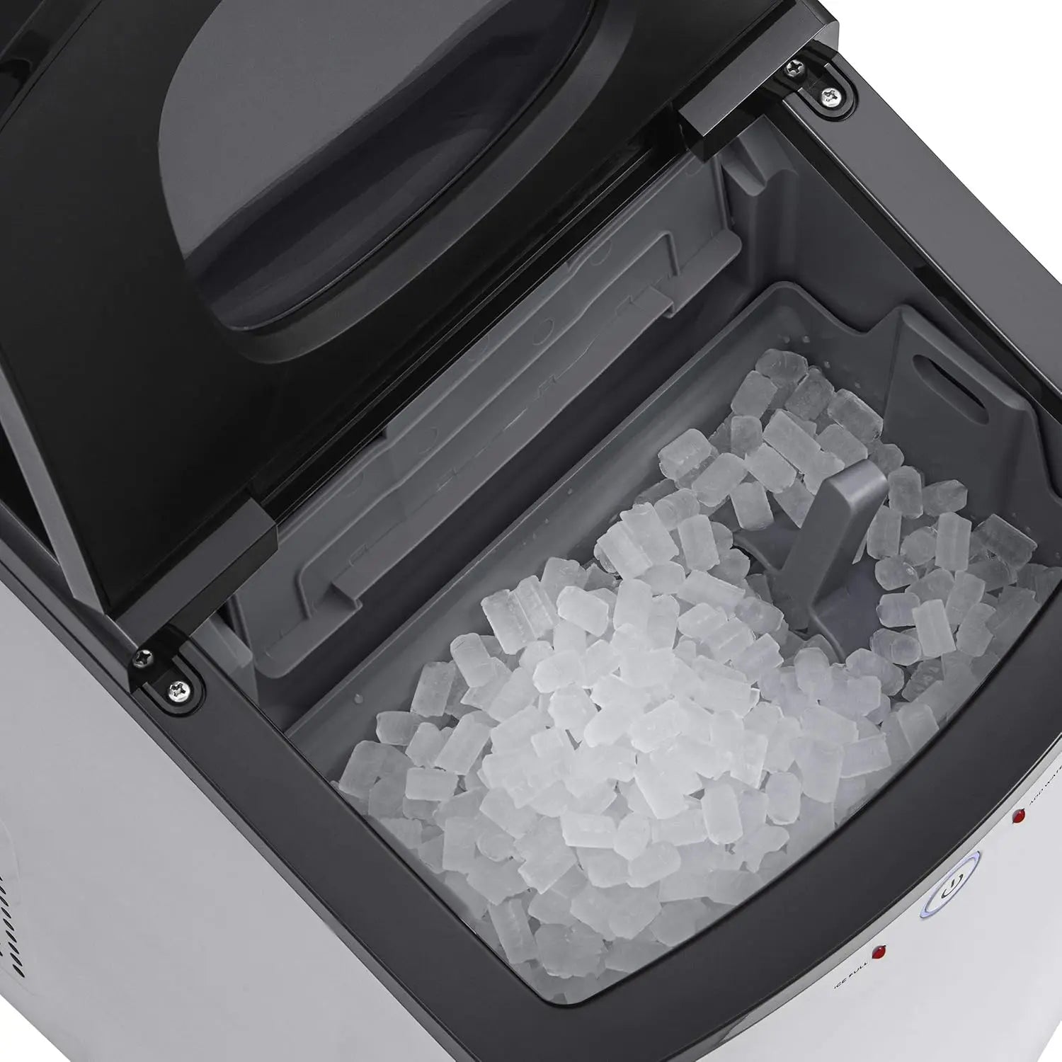 Newair Nugget Ice Maker, Sonic Speed Countertop Crunchy Ice Pellet Machine 45 lbs. of Ice a Day, Stainless Steel, Self-Cleaning Function and BPA-Free Parts, Perfect for Home, Kitchen, and More - ANM Liquidation