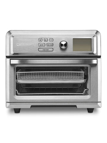 Cuisinart Air Fryer Toaster Oven, Digital Display, Digital 1800 Watt, Adjustable Temperature and Controls, Stainless Steel, TOA-65,Silver - ANM Liquidation