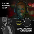 CORSAIR HS80 RGB WIRELESS Multiplatform Gaming Headset - Dolby Atmos - Lightweight Comfort Design - Broadcast Quality Microphone - iCUE Compatible - PC, Mac, PS5, PS4 - Black - ANM Liquidation