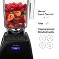 Blendtec Classic 575 Blender, 90 oz WildSide+ Jar, Spoonula Spatula, and Recipe Book Bundle - Black - ANM Liquidation