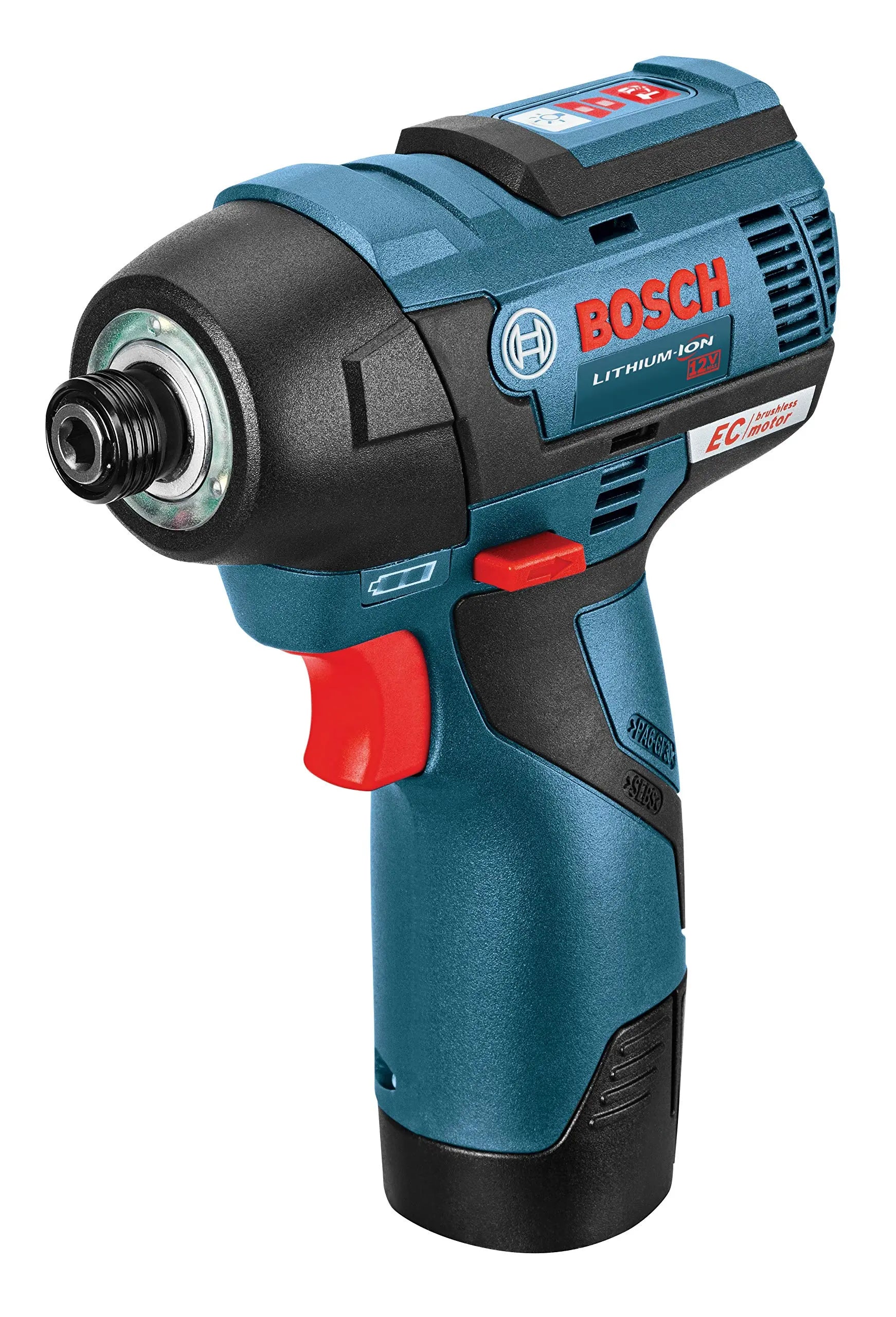 BOSCH CLPK22-120 12V Max Cordless 2-Tool 3/8 in. Drill/Driver and 1/4 in. Impact Driver Combo Kit with 2 Batteries, Charger and Case,Blue - ANM Liquidation