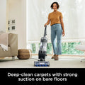 Shark AZ2001AMZ Vertex DuoClean PowerFins Upright Vacuum, with Powered Lift-Away & Self-Cleaning Brushroll, Dark Lilac, 1 qt Dust Cup - ANM Liquidation