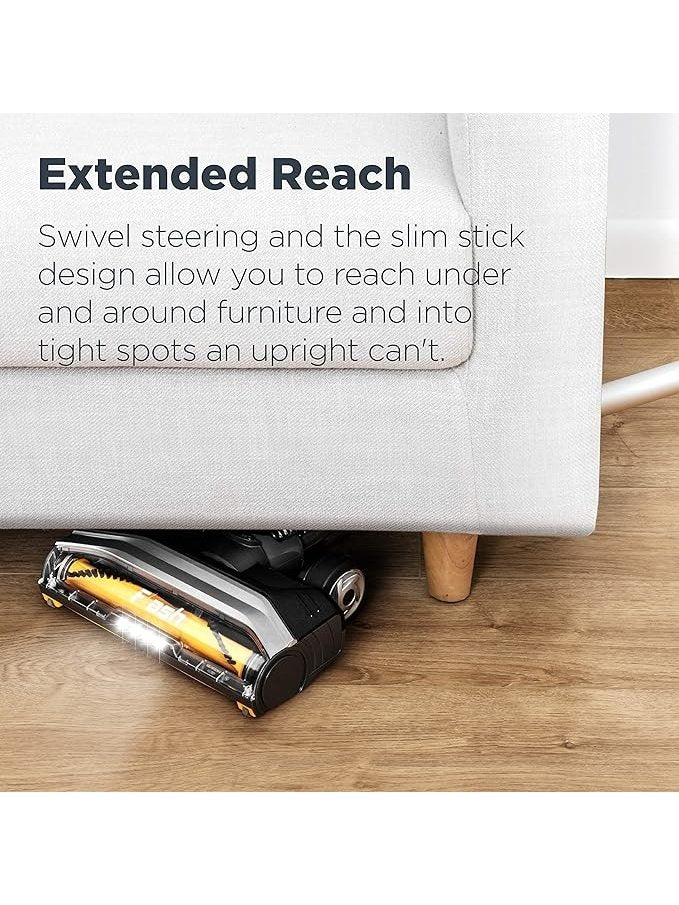 1 Eureka Flash Lightweight Stick Vacuum Cleaner, 15KPa Powerful Suction, 2 in 1 Corded Handheld Vac for Hard Floor and Carpet, Black