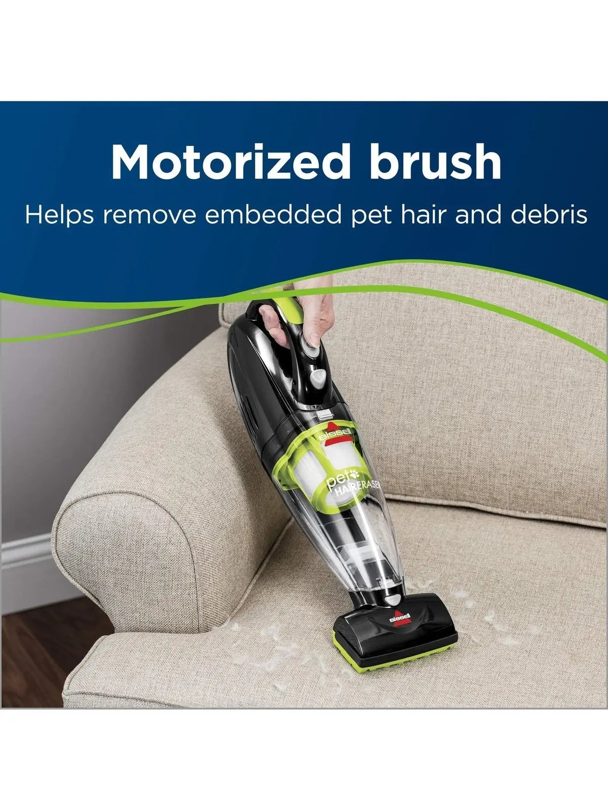 Bissell, 1782 Pet Hair Eraser Cordless Hand and Car Vacuum