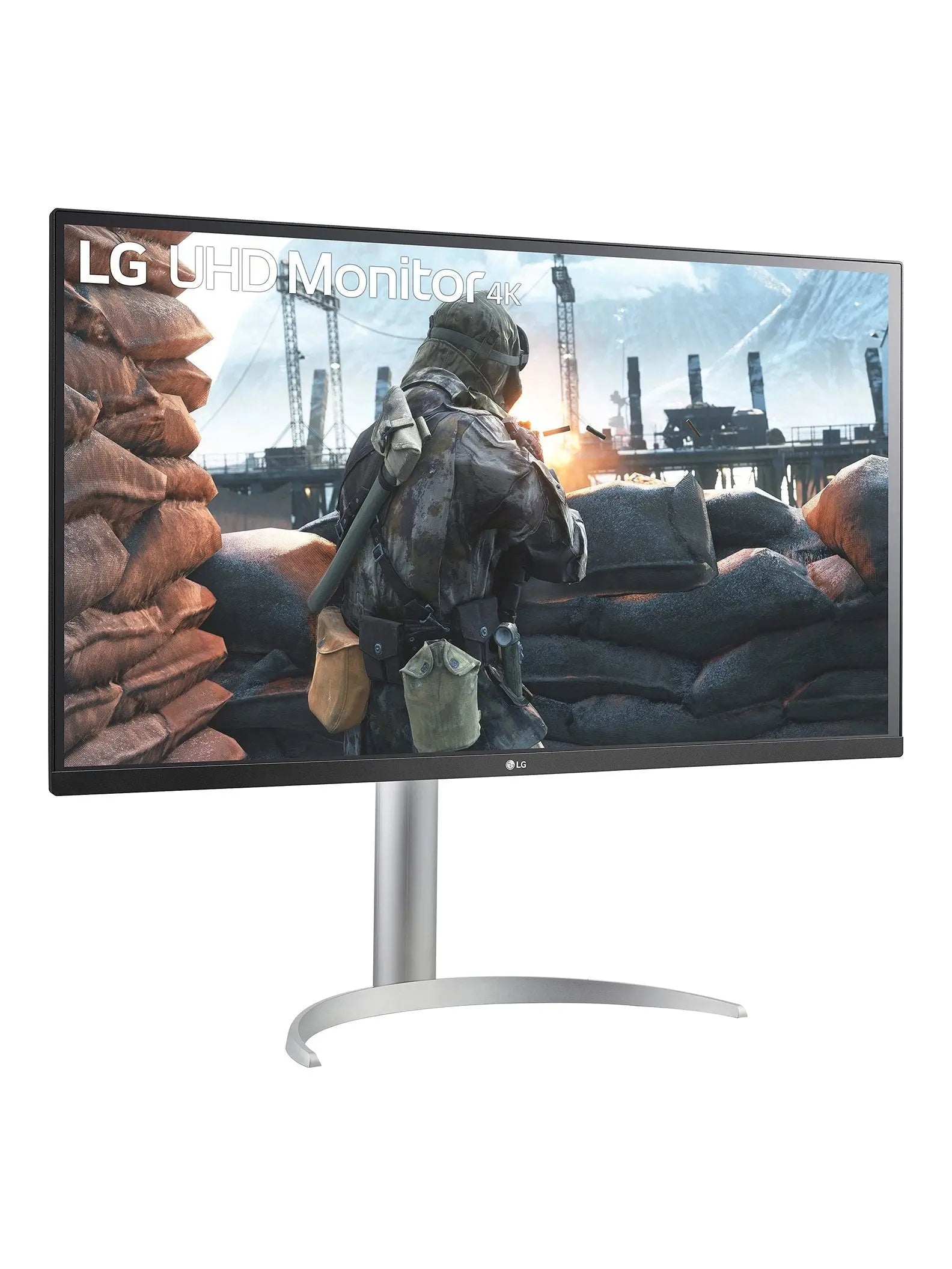 LG UltraFine 31.5-Inch Computer Monitor 32UP83A-W, IPS with HDR 10 Compatibility and AMD FreeSync, White