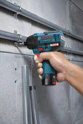 BOSCH CLPK22-120 12V Max Cordless 2-Tool 3/8 in. Drill/Driver and 1/4 in. Impact Driver Combo Kit with 2 Batteries, Charger and Case,Blue - ANM Liquidation