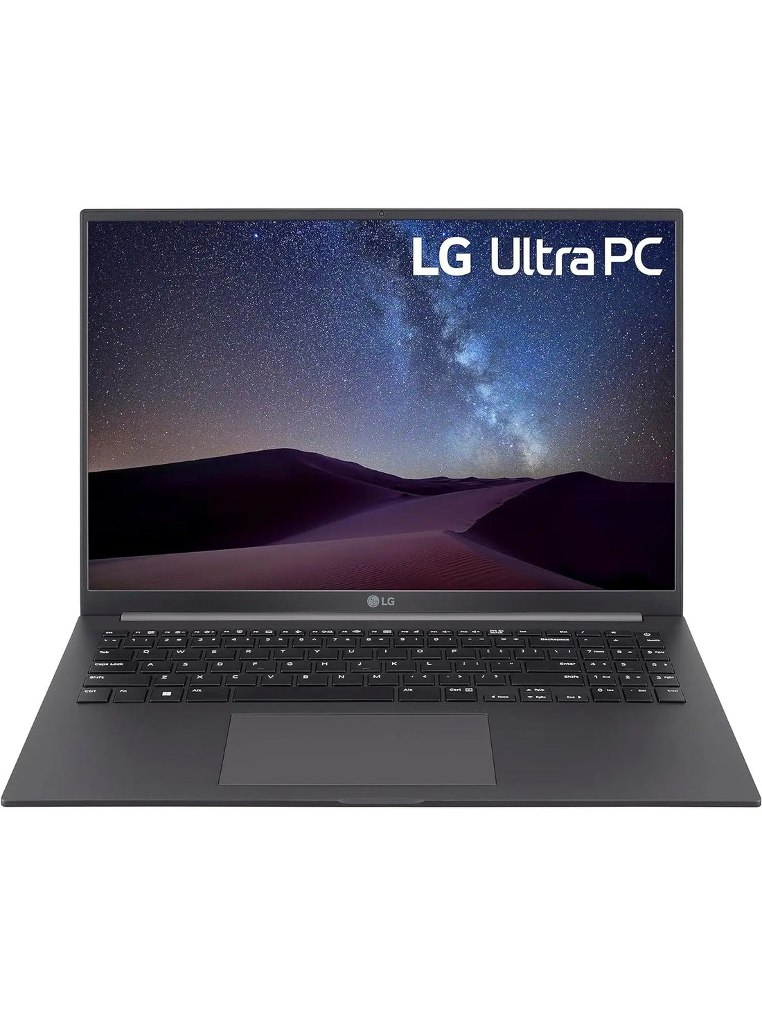 LG UltraPC 16U7R Laptop, 16” IPS Display, AMD Ryzen 7 7730U Processor, 16GB RAM, 512GB PCIe SSD, Webcam, , HDMI, Type-C, Wi-Fi 6, Windows 11 Home, Gray