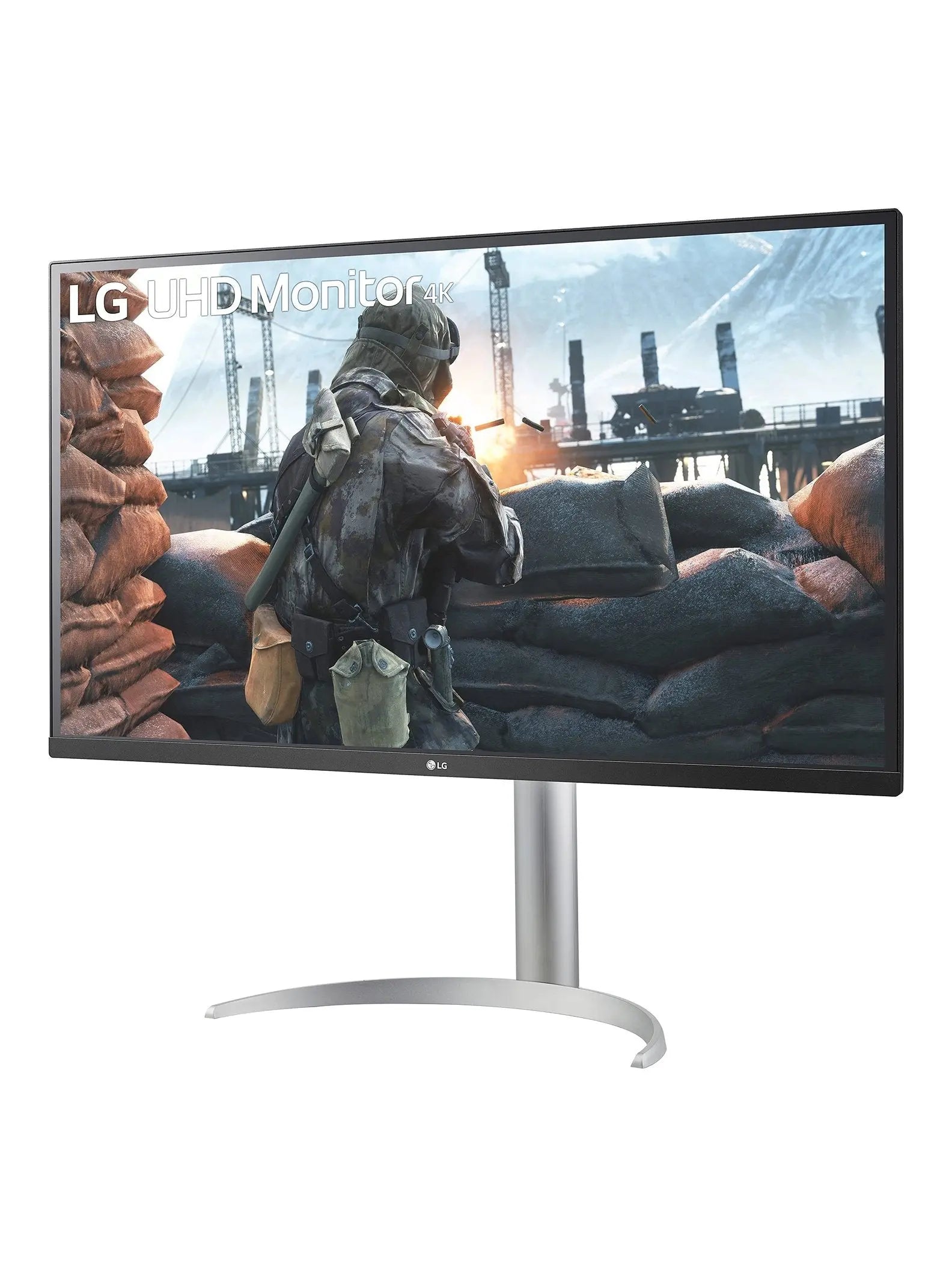 LG UltraFine 31.5-Inch Computer Monitor 32UP83A-W, IPS with HDR 10 Compatibility and AMD FreeSync, White