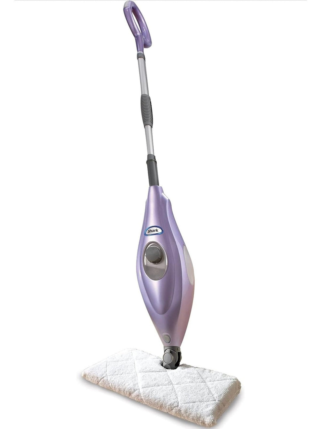Shark S3501 Steam Pocket Mop Hard Floor Cleaner, With Rectangle Head and 2 Washable Pads, Easy Maneuvering, Quick Drying, Soft-Grip Handle and Powerful Steam, Purple