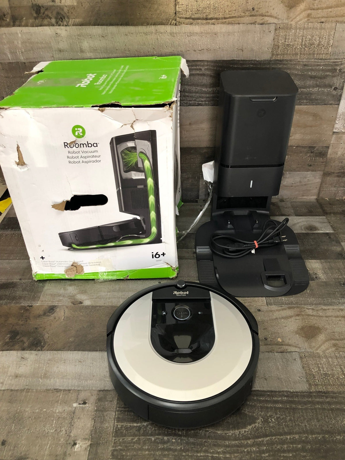 iRobot Roomba i6+ 6550 Robot Vacuum with Automatic Dirt Disposal-Empties Itself for up to 60 Days, Wi-Fi Connected, Works with Alexa, Carpets, Smart Mapping Upgrade - Clean & Schedule by Room