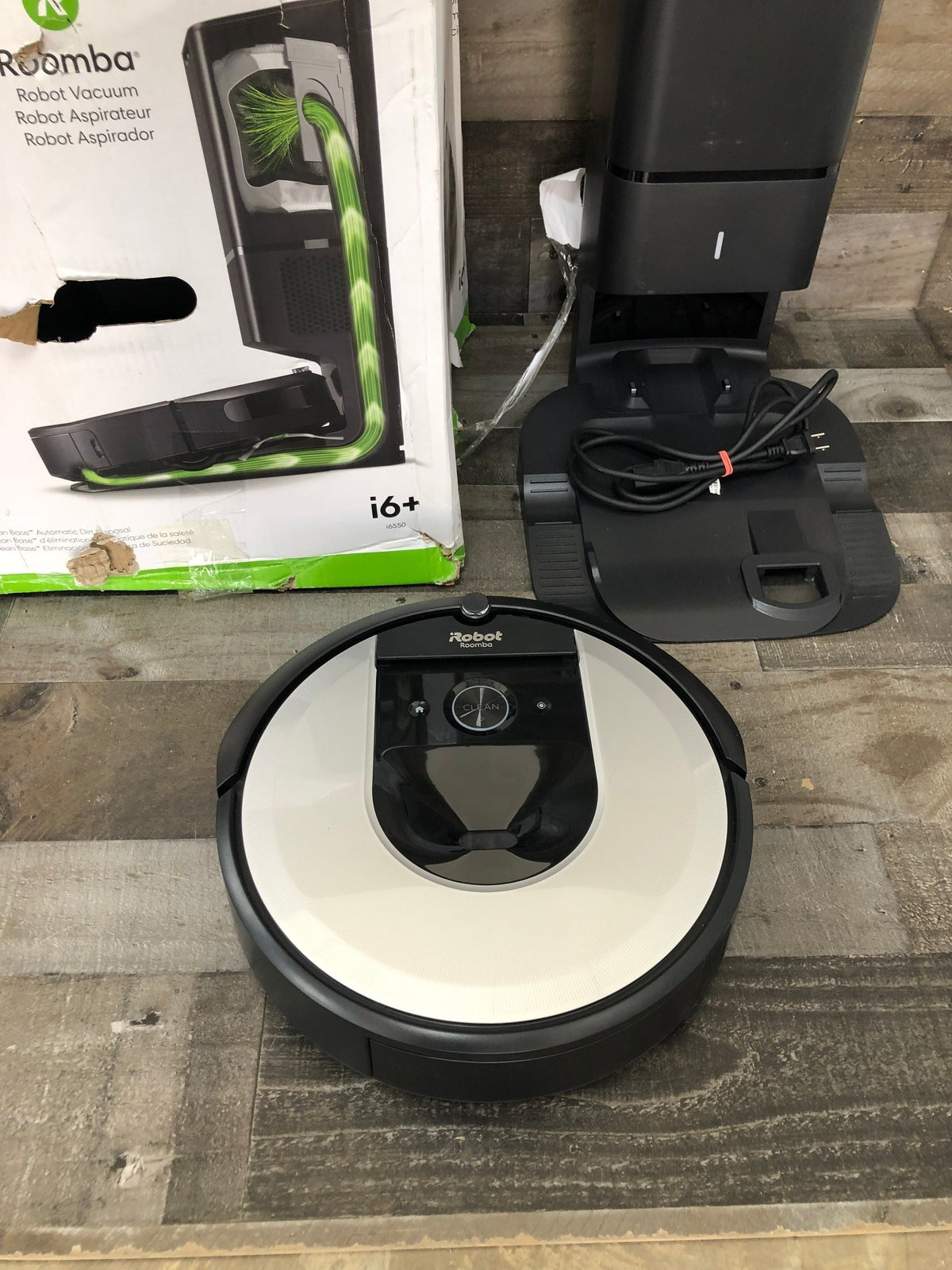 iRobot Roomba i6+ 6550 Robot Vacuum with Automatic Dirt Disposal-Empties Itself for up to 60 Days, Wi-Fi Connected, Works with Alexa, Carpets, Smart Mapping Upgrade - Clean & Schedule by Room